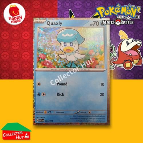 McDonald's Happy Meal 2023 Pokémon Match Battle SINGLE Trading Cards You Choose - Picture 4 of 40