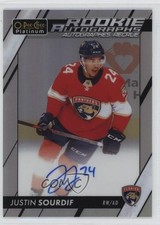 2024 O-Pee-Chee Platinum 2023-24 Update Rookie Rainbow Justin Sourdif Auto q2c