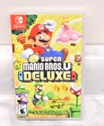 New Super Mario Bros U Deluxe (Nintendo Switch, 2019) w/Case - TESTED!
