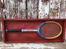 Wood Tennis Racket Wilson Chris Evert Racquet Mounted On Wood 33