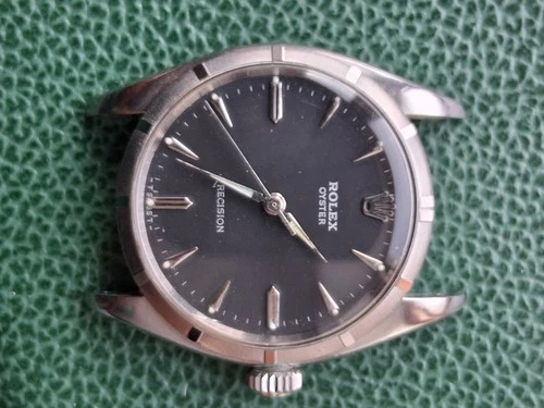 Vintage Rolex precision manually Engine Tuned Bezel, 6422 34MM