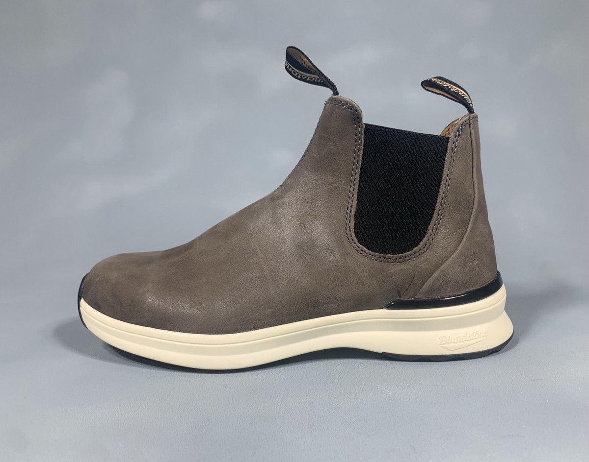 Blundstone 2141 Gray Leather Sneaker Ankle Chelsea Boots  display picture 1