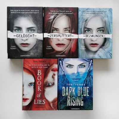 Teri Terry Gelöscht Zersplittert Bezwungen Book of Lies Dark Blue Rising Reihe