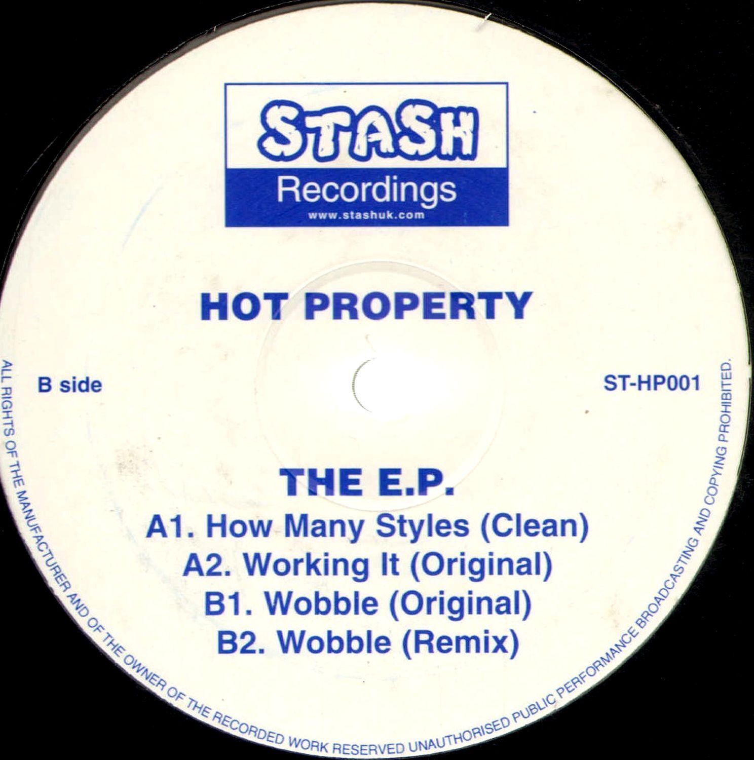 HOT PROPERTY the e.p. (UK Original) 12" EX ST-HP001 Garage Hip-Hop RnB 2002