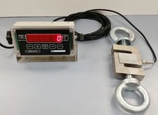 20,000 lbs x 2 lb CRANE SCALE - LOAD CELL CALIBRATED - 30' CABLE - MADE IN USA