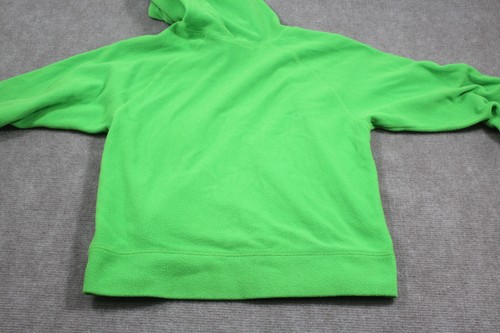 The North Face BOY'S Fleece Bright Green Hoodie Kid's Size SP 7/8 Pocketed - Picture 13 of 19