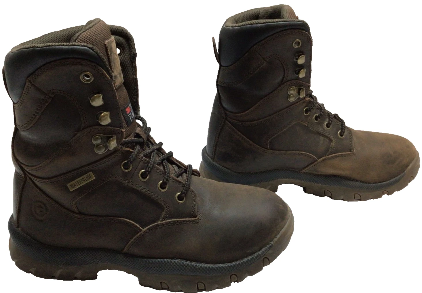 Mens 8.5 M Outdoor Gear Brown Leather Waterproof Boots 1046 Hunter, Lace Up