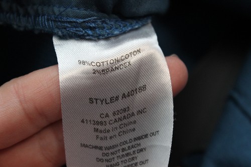 Nuevo con etiquetas Pantalones de Pana Alison Sheri Pequeños Plisados Pierna Recta Academia Preppy Azul - Imagen 13 de 13