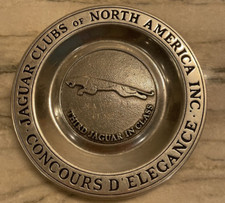 Jaguar Club of North America 3rd Jaguar in Class Wilton Pewter Plate Trophy 1992
