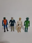 Vintage Kenner Star Wars Figure Lot of 4 Luke w/ saber, Han Solo, Greedo, Walrus