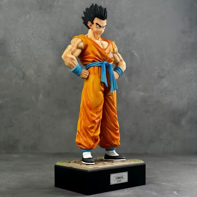 Action Figure Dragon Ball Z Yamcha Yamco 24cm DA COLLEZIONE Anime - Immagine 3 di 4
