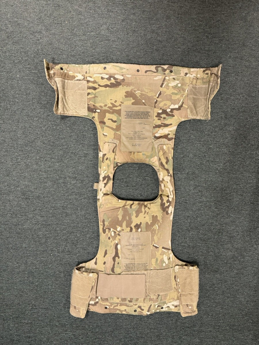 Aircrew Air Warrior OCP Flexible Body Armor Vest Medium With