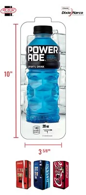 Royal Vendors Chameleon Vend Label (Flavor Strip)- Powerade Mountain Berry Blast