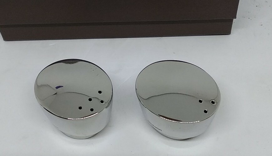 Sambonet Set Sal y Pimienta de Acero Piccolit-Light Lista Bodas de Oro