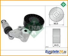 Belt tensioner, V-ribbed belt INA 534003310 for Opel Saab