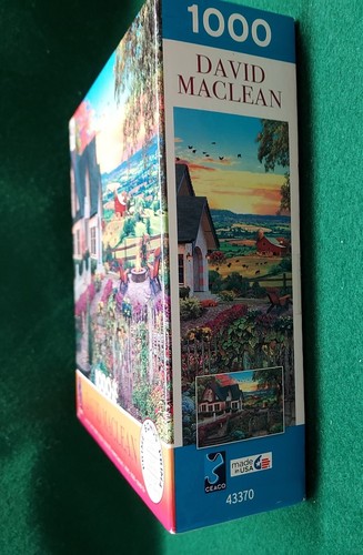 David Maclean Hilltop Landhaus & Bauernhof 1000 Stck. 26,6 Zoll x 19 Zoll Puzzle von CEACO - Bild 4 von 6
