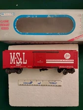 WILLIAMS #55837 MENNAPOLIS & ST. LOUIS BOX CAR