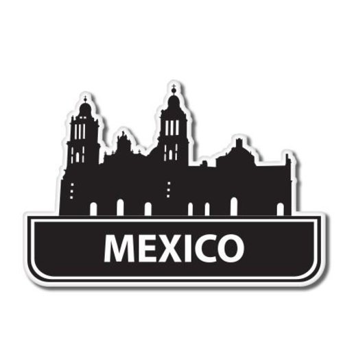 Mexiko Reisekoffer Vinyl Aufkleber - GRÖSSE AUSWÄHLEN - Bild 1 von 1