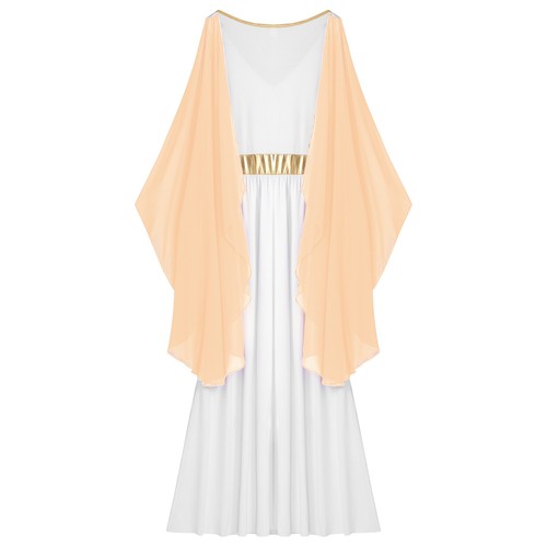 Damen Kostüm Weiches Robe Angenehmes Kleid Ägyptische Maxikleid Nachtclub Toga - Bild 36 von 42