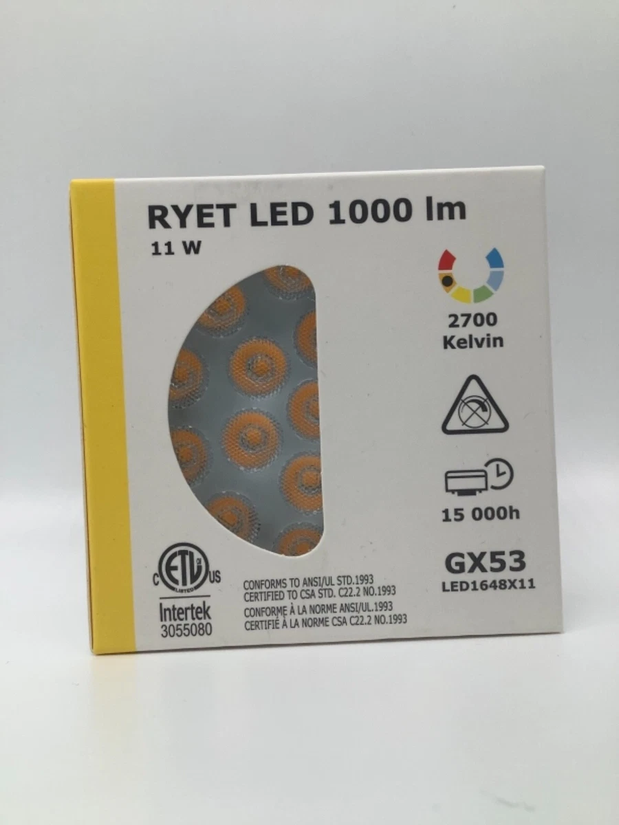 IKEA RYET LED Light Bulbs Energy Saving 1000 lm 11 W 2700 Kelvin | eBay