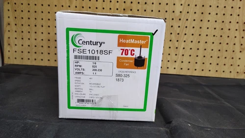 New Century #FSE1018SF Condenser Fan Motor 1/6 HP 825 RPM 208-230 Volt 1.1 Amp