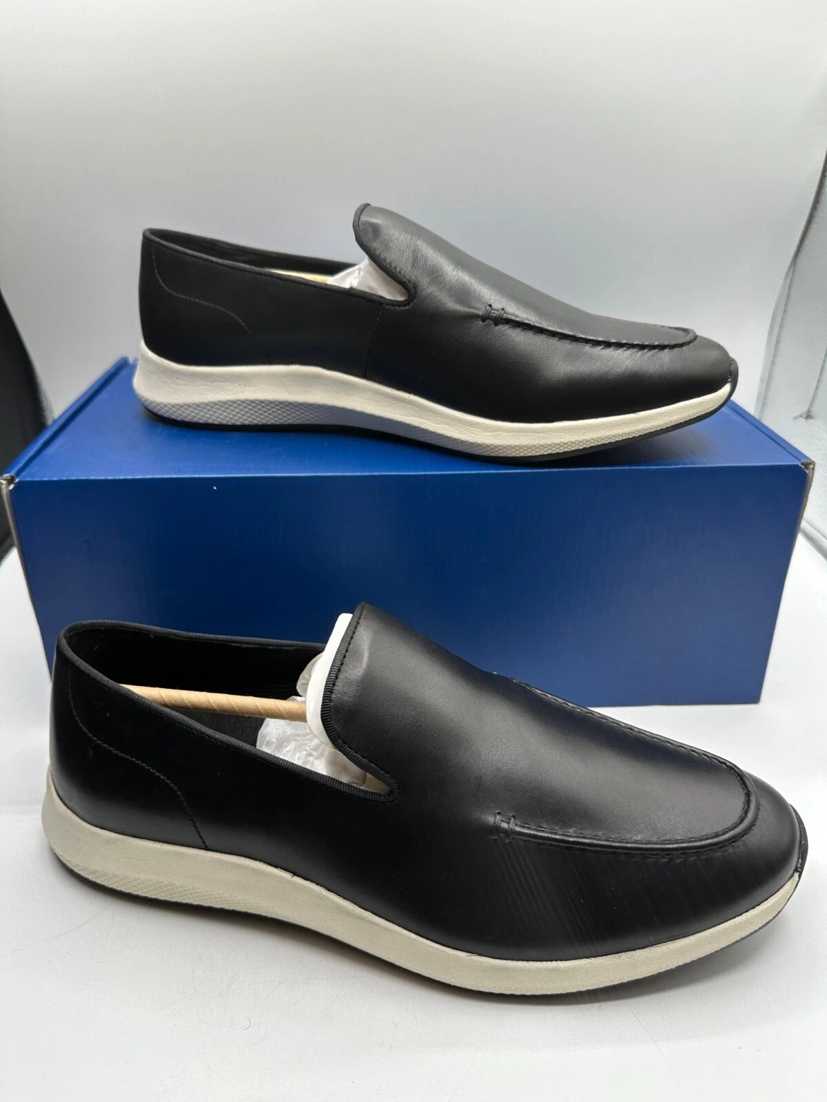 Vince Camuto Men's Black Slip On Eidel Sporty Loafer Size 9.5M NIB