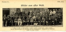 Offiziere der Kriegsakademie. Schiess&uuml;bungsreise Gruppenbild der Teilnehmer 1902