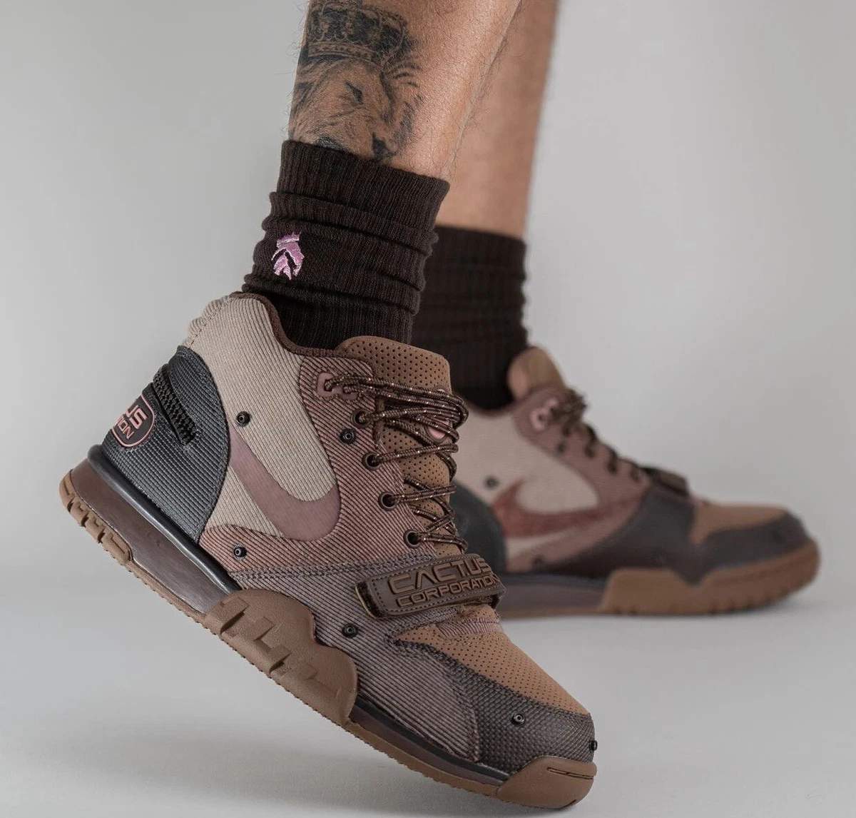 Nike Air Trainer 1 SP x Travis Scott 'Wheat' Size 10 | eBay