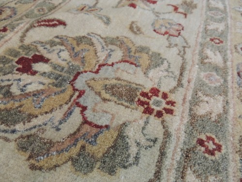 12x18 Peshawar Oriental Area Rug wool Rust Gray Beige Green - Picture 6 of 13