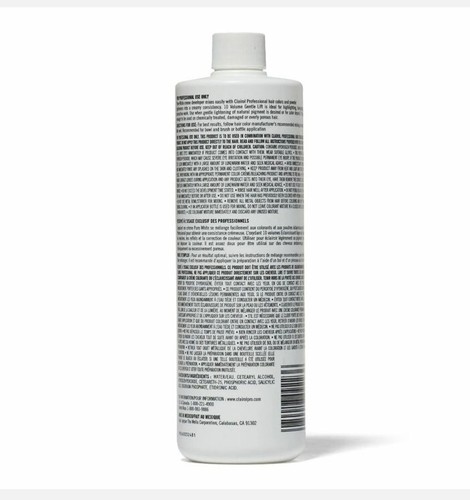 Clairol Professional Pure White 10 Gentle Lift Creme Developer, 16 oz - Picture 5 of 5