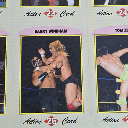 NICE 1993 WCW Wrestling Magazine Yearbook Complete Cards Sting Steve Austin - Picture 10 of 11
