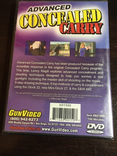 Advanced Concealed Carry DVD - Picture 2 of 2
