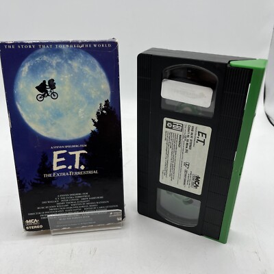 E.T. The Extra-Terrestrial (VHS) Tested In Solid Good Condition Free Shipping