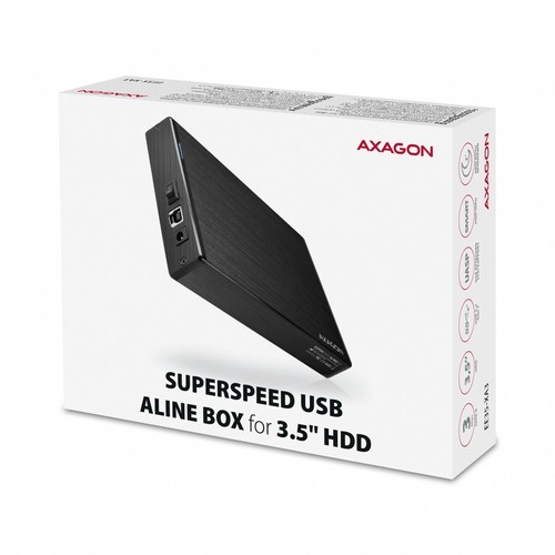 External HDD 1.5TB USB 3.2 Axagon EE35-XA3 - Picture 2 of 3