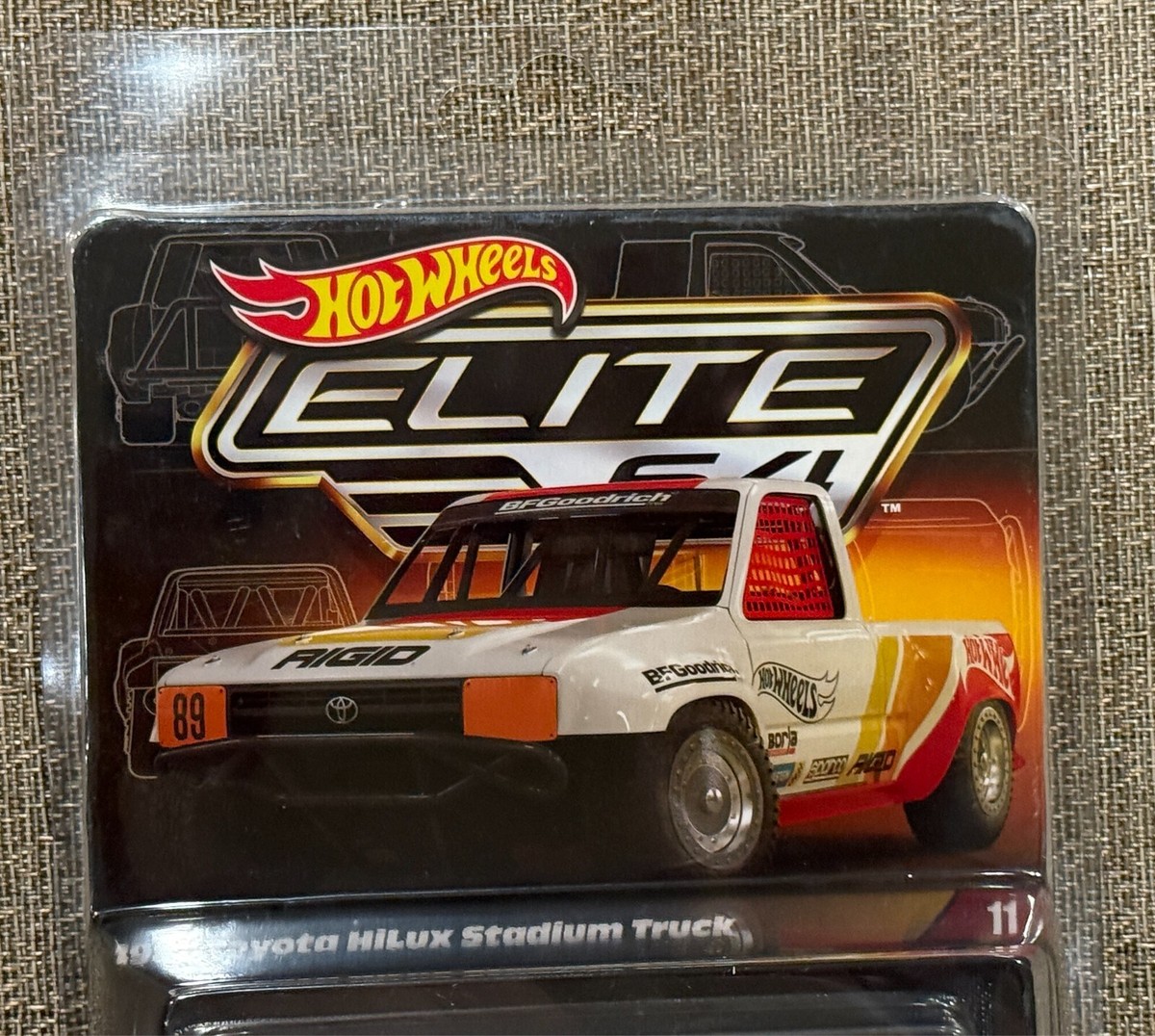 2024 Hot Wheels Elite 64 , 1989 Toyota Hilux Stadium Truck