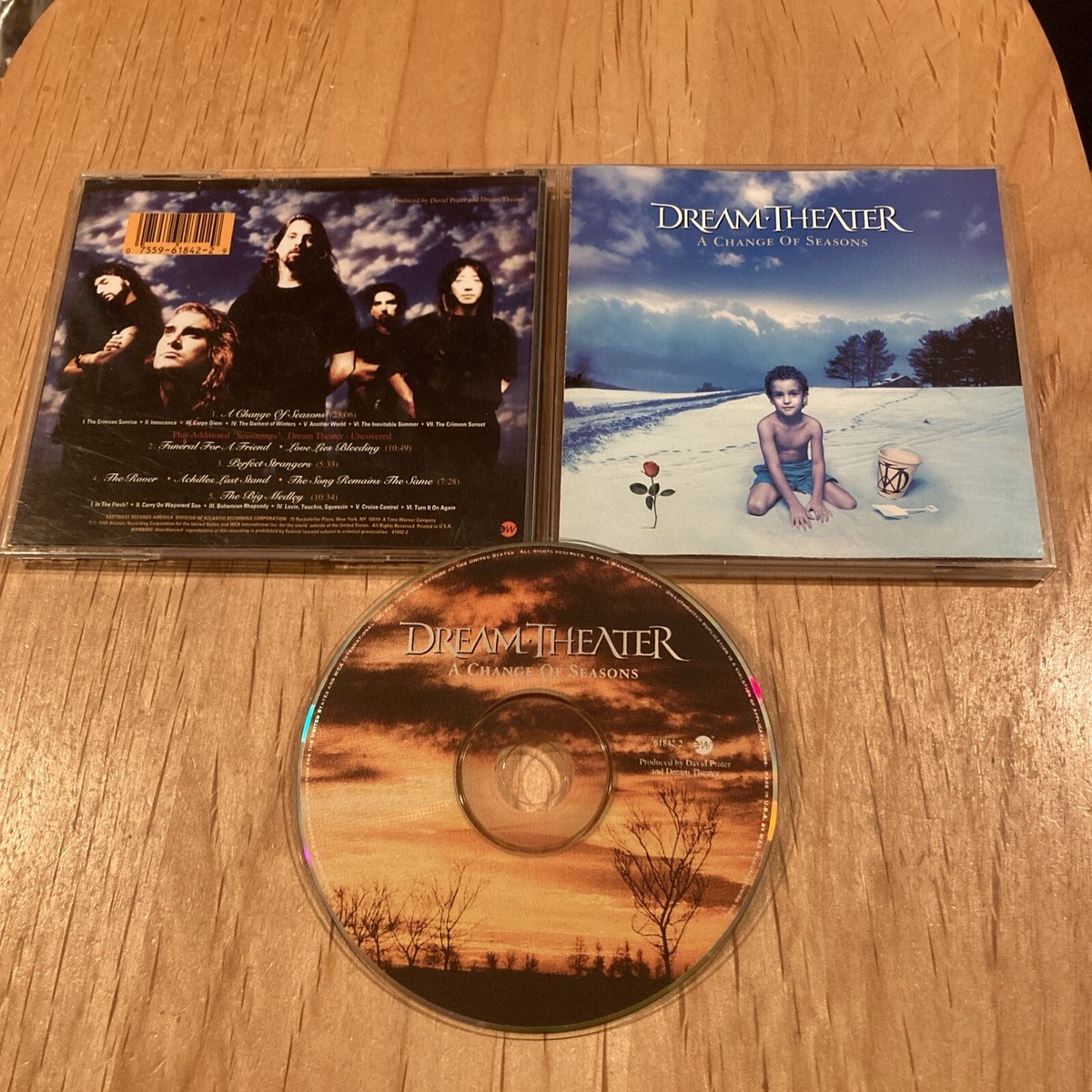 Dream Theater - Change Of Seasons CD 1st US press symphony x fates 