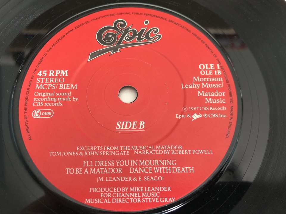 Tom Jones A Boy From Nowhere 7" Vinyl Single Record P/S eBay