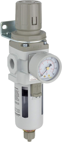 SAW300-N03BG Compressed Air Filter Regulator Piggyback Combo 3/8" NPT - Poly Bow - Picture 11 of 12