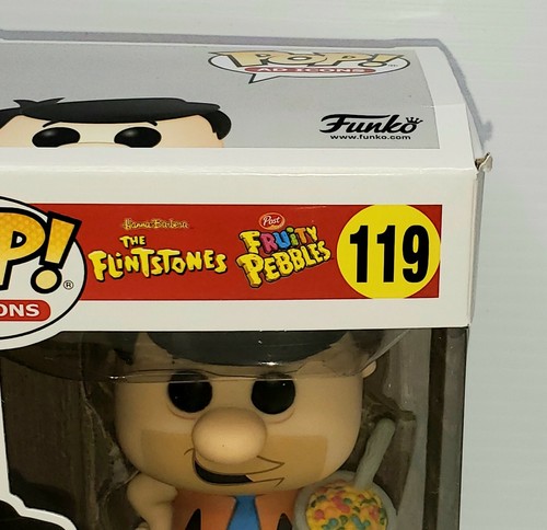 Funko Pop! AD ICONS THE FLINTSTONES #119 FRED #120 BARNEY FRUITY/COCOA PEBBLES - Bild 6 von 8