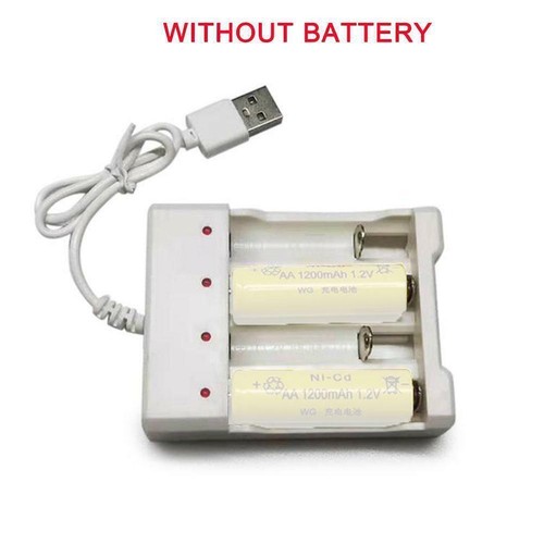 USB Four-slot Battery Charger AA/AAA Rechargeable Batteries--Hot J8N3 L0V2 - Afbeelding 9 van 12