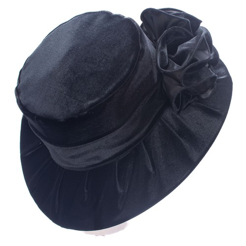 Damen Vintage-Stil Samt Royal Ascot formelles Kirchenkleid Hochzeit Mütze A389 - Bild 17 von 49