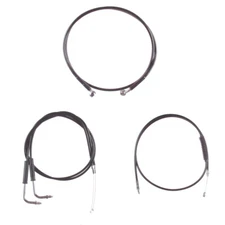 Black Cable & Brake Line Bsc Kit 1996-2013 Harley-Davidson Sportster