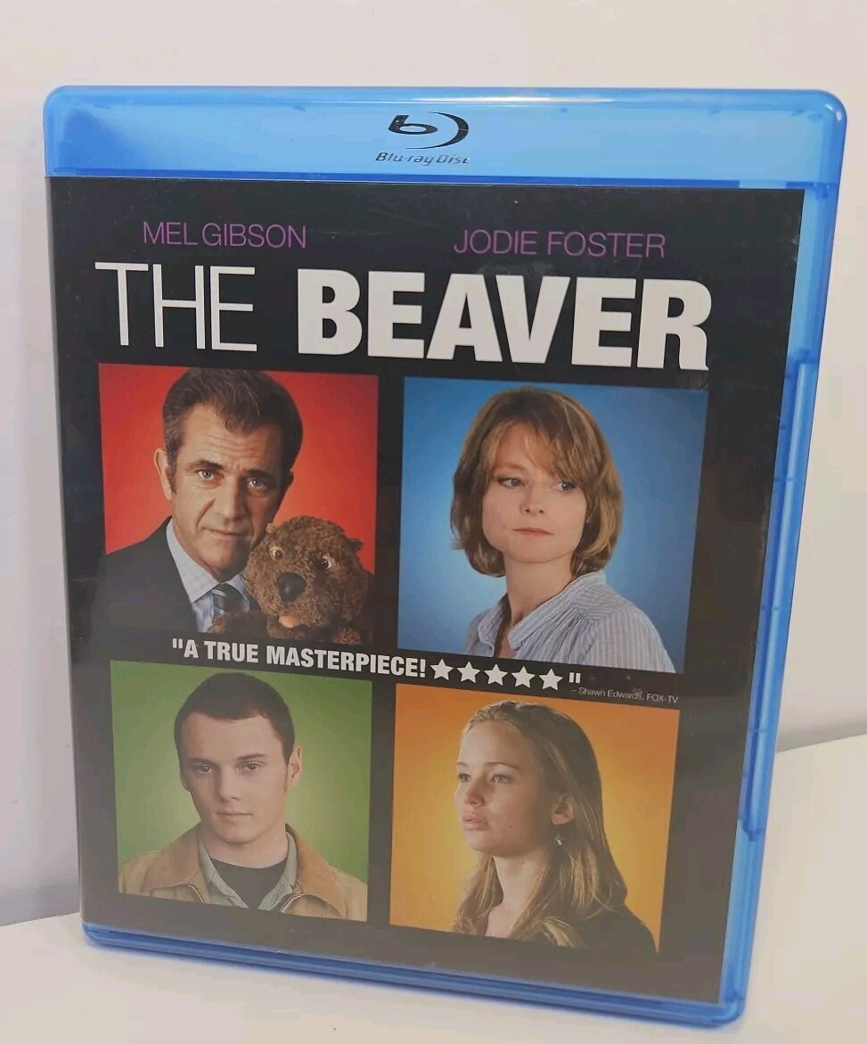 The Beaver (Blu-ray, 2011) Jodie Foster, Jennifer Lawrence, Anton