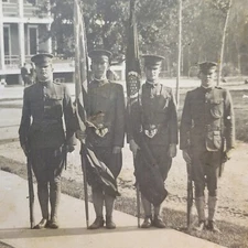 Military Army Soldiers Guard Postcard Vintage Card 
