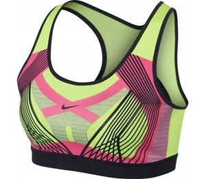 nike lime sports bra