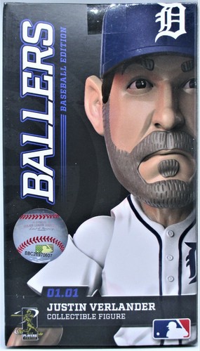 Ballers Justin Verlander Detroit Tigers New in Box MLB Baseball Figure - Picture 2 of 6