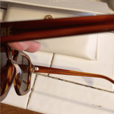 SALE Rare color Banbe dark tortoise the Moss  70’s square aviator sunglasses NEW! Rare color Banbe dark tortoise the Moss 70 main image 3
