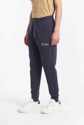 DATCH DM9012 PANTALONE IN FELPA UOMO SWEATPANTS CON LOGO SULLA