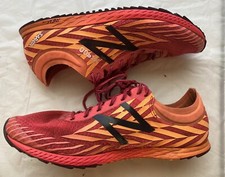 New Balance Boys size 8 wxcs9oop ORANGE/RED track and field shoes spikes