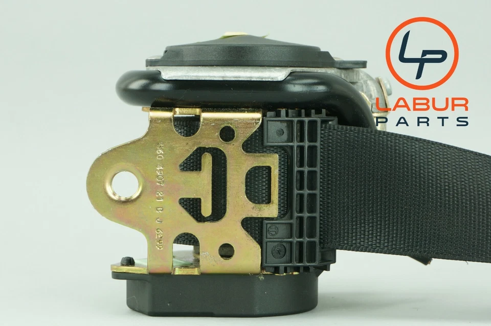 Cinturón de seguridad delantero derecho pasajero negro mercedes clase 99-04 slk r170 a281 Foto 4 de 4